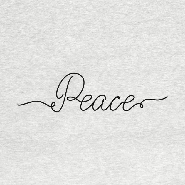 Peace lettering by DanielK